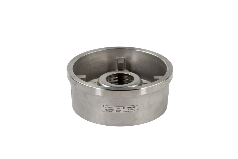 Ридан NVD-812R 082X8530R — Клапан обратный межфланцевый пружинный тарельчатый, PN40, DN15, AISI 316
