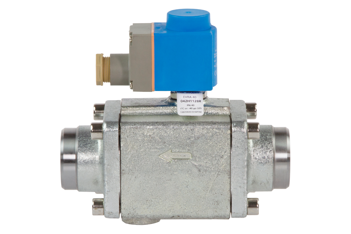 Ридан 042H1130R — Электромагнитный клапан EVRA 50 с ответными фланцами в комплекте, без катушки