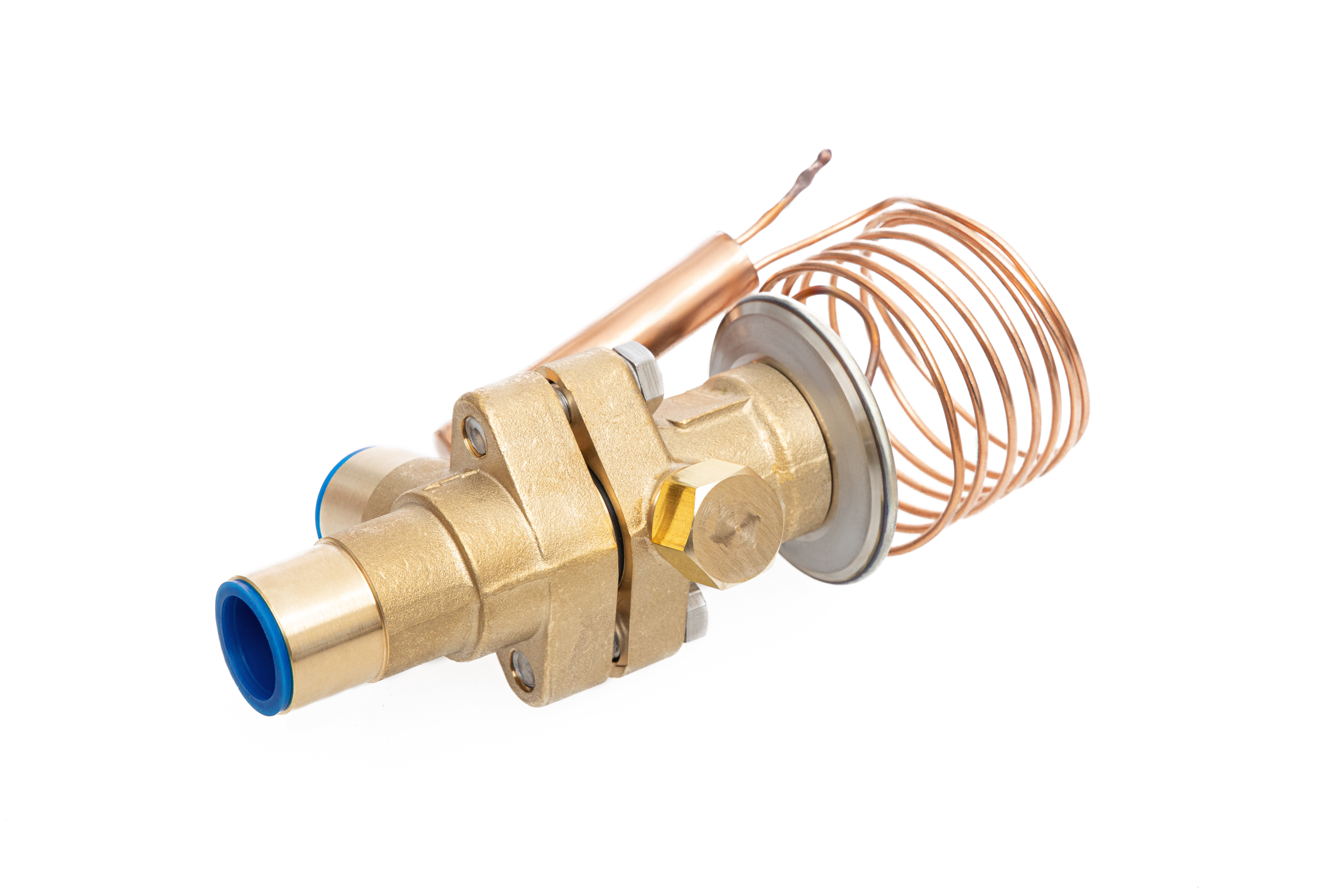 Ридан 069B4206R — Клапан терморегулирующий TE12-6, R407C, T кипения -40...10 ℃, угловой, присоединительные патрубки 7/8"