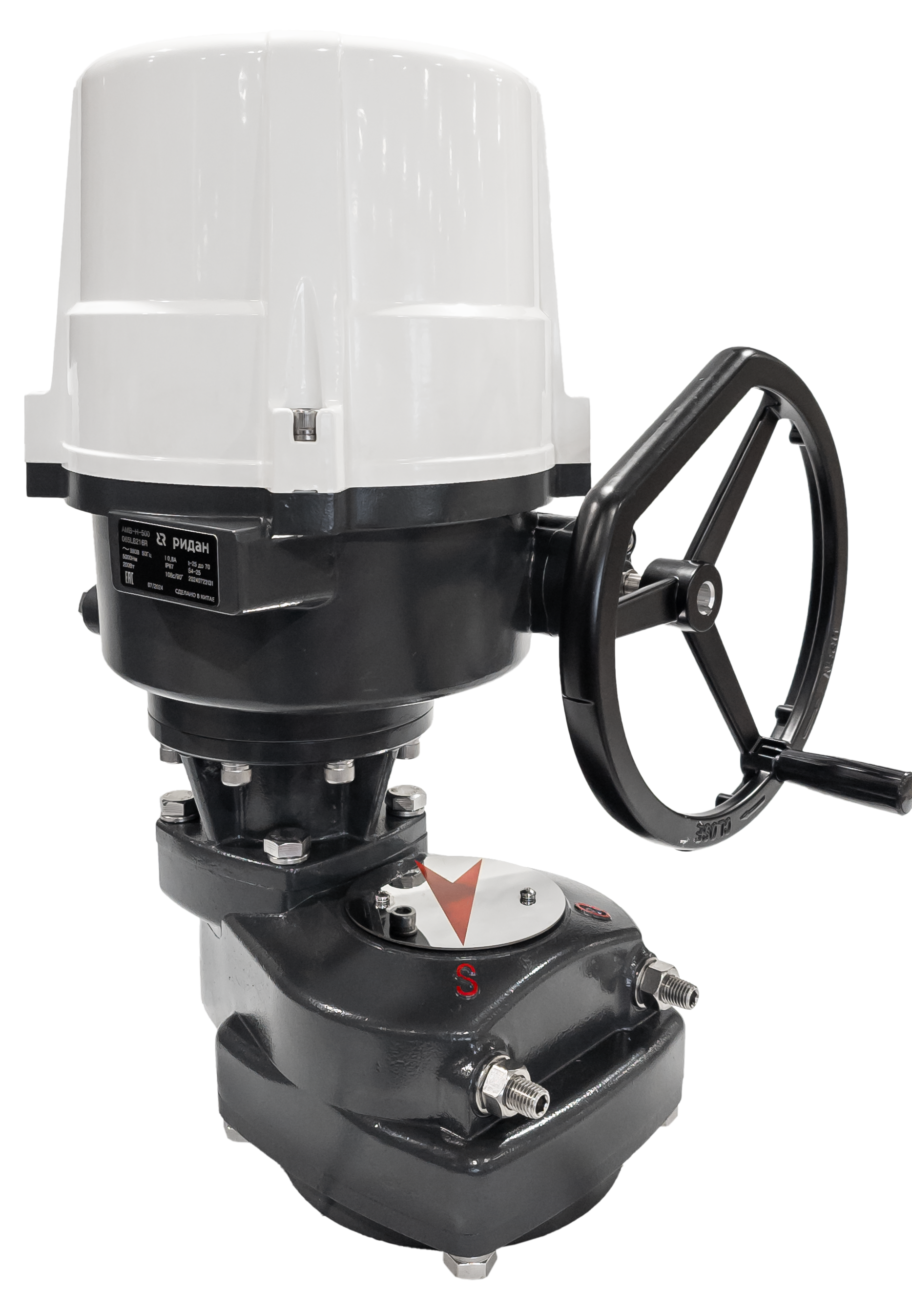 Ридан 065L8217R — Электропривод AMB-H-500 380В без блока управления; IP67; для шаровых кранов RJIP DN400 стандартный проход