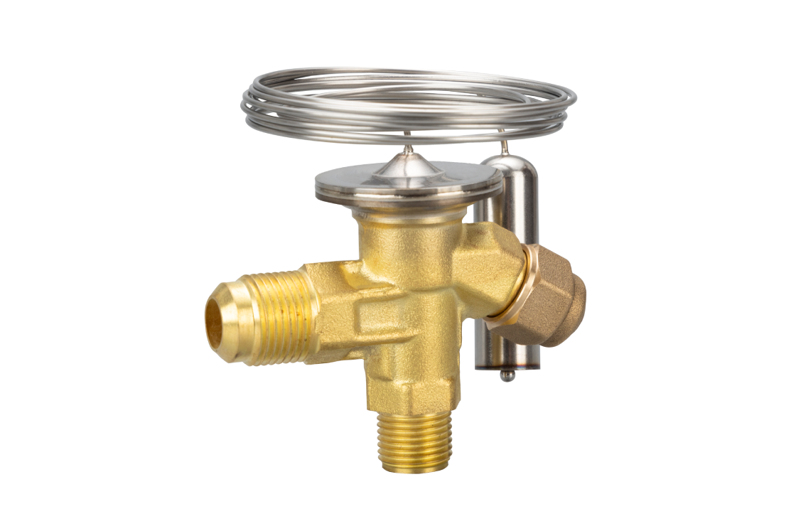 Ридан T2 068Z4414R — Терморегулирующий клапан, R404A/R507A, под пайку, присоединительные патрубки 1/2", температура кипения -30…+10 °C