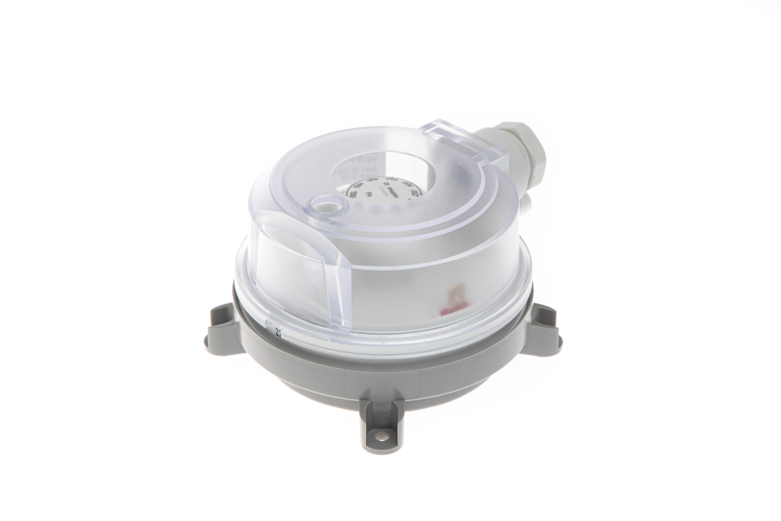 Ридан 017D000200R — Реле перепада давления DP100, диапазон настройки 20...200 Па, дифференциал 10 Па