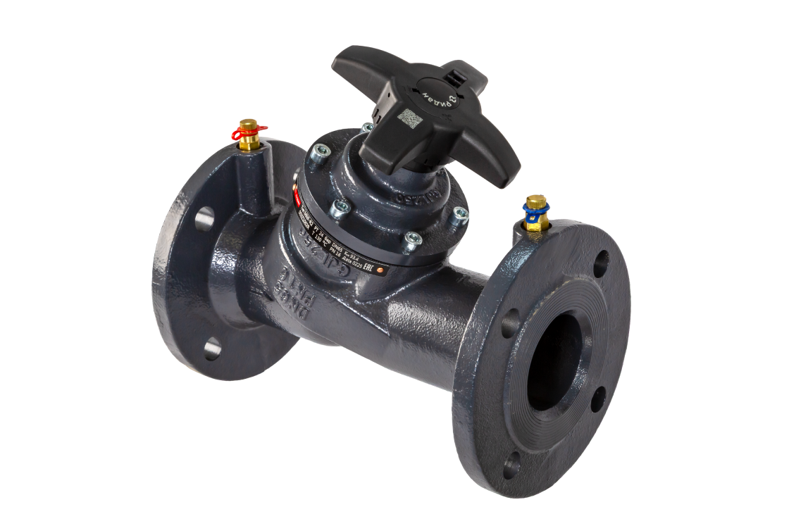 Ридан 003Z1093R — Ручной балансировочный клапан MNF-R2 DN20, фланцевый, PN25, Tmax 150 °C