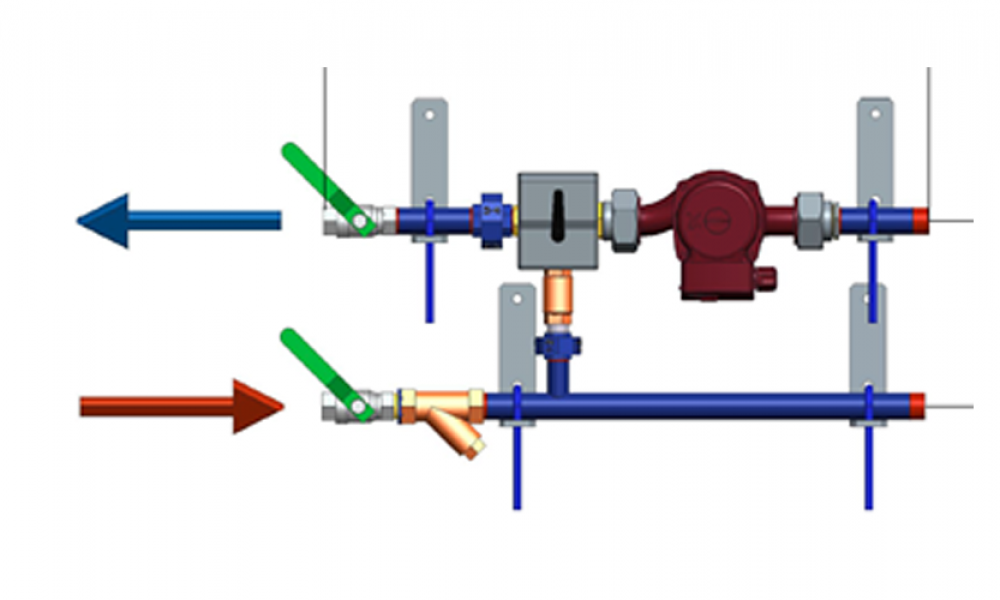 Ридан 150U3622 — Узлы теплоснабжения без термоманометров АУУ-T-25-5-10