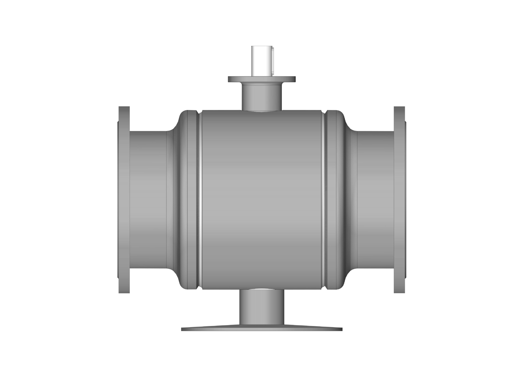 Ридан RJIP Premium 065N0372GR — Кран шаровой FF DN350 PN25 GF (фланцевый, под привод, стандартный проход)