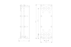 Теплообменник Ридан НН№14 ДУ 50