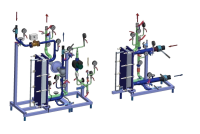 Ридан БТП-DS-ХХХ-YYY-P-S-2ST V2 - Стандартный узел с водоподогревателем для системы ГВС 